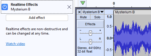 Audacity 3.2 Introduces Realtime Effects