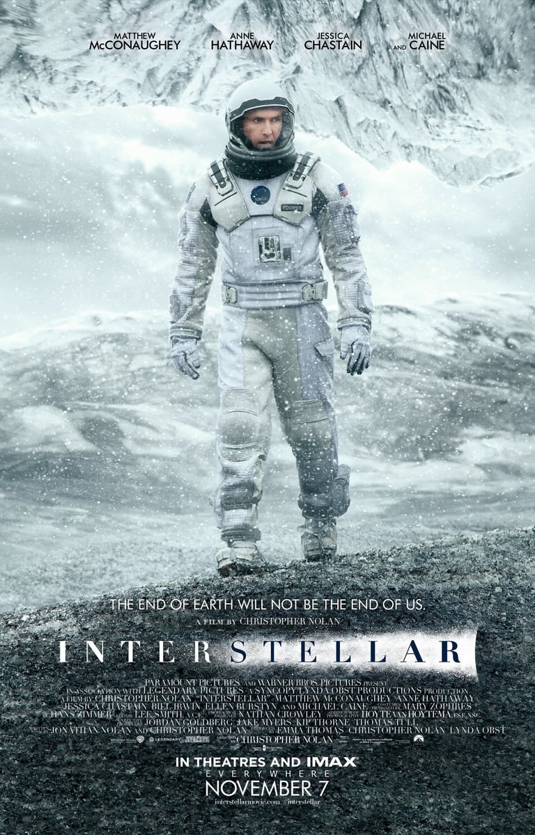 Movie poster for Insterstellar